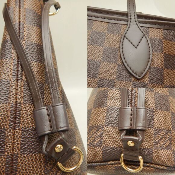LOUIS VUITTON Brown Damier Neverfull PM Tote Bag - Picture 6 of 10